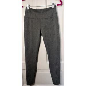 ATHLETA Women's Delancey Herringbone Tight Legging Size S Gray Pockets (762)